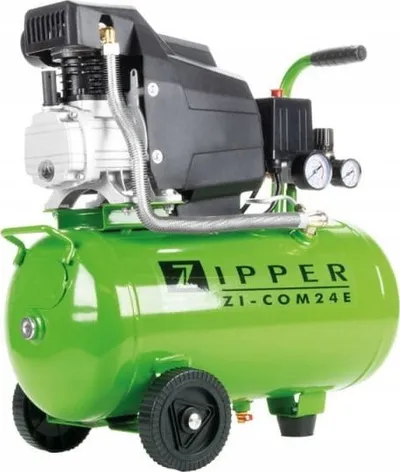 Kompresor ajri Zipper Zi-com24E, 24L, 1100W 8 bar, jeshil - 3