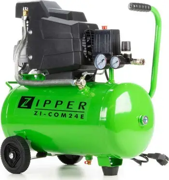Kompresor ajri Zipper Zi-com24E, 24L, 1100W 8 bar, jeshil