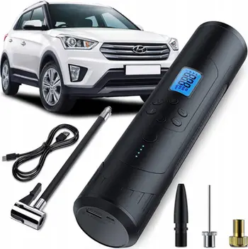 Kompresor elektrik portativ pa tela, 150 PSI, bateri 4500mAh, i zi