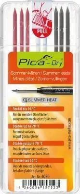 Refill mina për marker Pica Dry 4070 Summer Heat, set shumëngjyrësh, rezistente deri 70°C