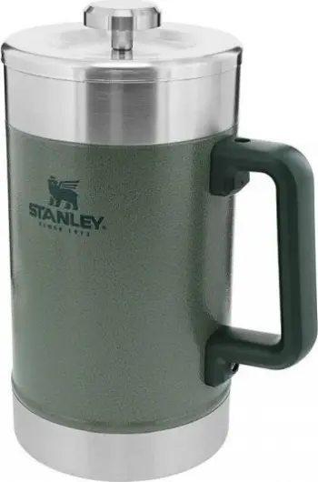 French press termik Stanley Classic, 1.4L, çelik inox, jeshil