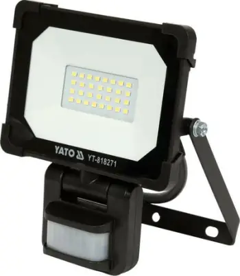 Reflektor LED Yato YT-818271, 20W, me sensor lëvizjeje, i bardhë i ftohtë