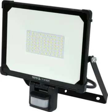 Reflektor LED Yato 50W, me sensor lëvizjeje, i bardhë i ftohtë