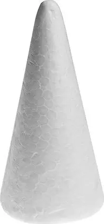 Kone dekorative polisteroli Duroart, 150mm, set 12 copë, të bardha