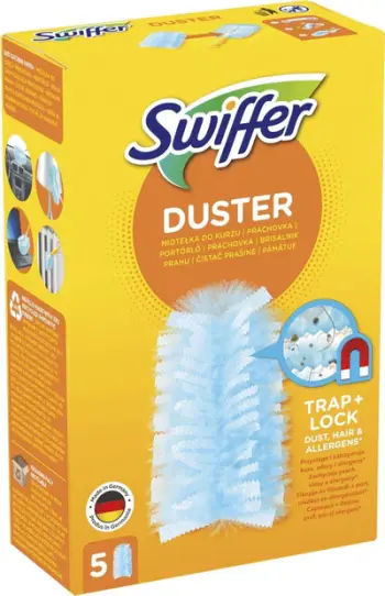 Refill pluhurosëse Swiffer Trap and Lock Dusting, 5 copë, e bardhë