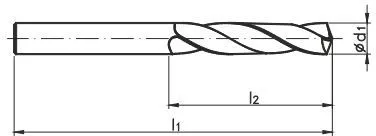 Fre prej metali Fanar HSS, 3.8mm, cilindrike - 2