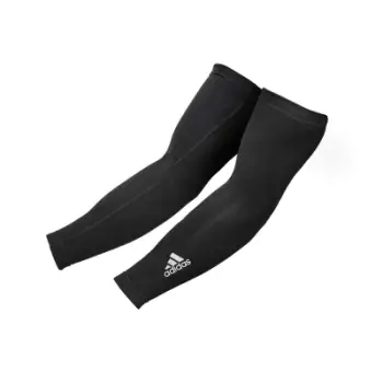 Mëngë kompresuese për krahë Adidas, palë, L/XL, të zeza