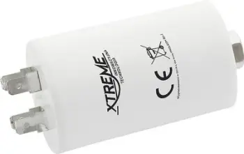 Kondensator nisës motori 4uF 450V, me konektor 6.3mm, trup plastik