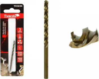 Frese HSS HARD M35, 3 mm, metal kobalti