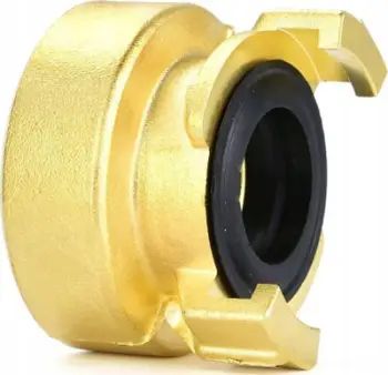 Konektor kthetrash GEKA, bronz, 1 1/2", për zorrë uji