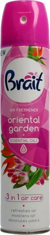 Freshener ajri Brait Oriental Garden, spraj, 300 ml, rozë