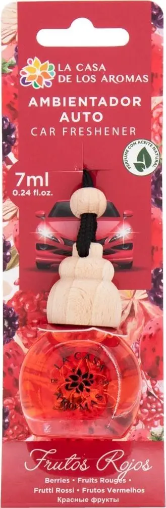 Freskues ajri për veturë La Casa de los Aromas Red Fruits, 7ml, aromë fruta të kuqe