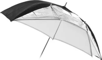 Çadër difuzer reflektuese Massa SB4456, 110 cm, 2in1, e bardhë argjendi