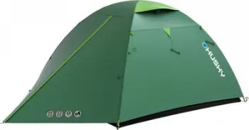 Çadër kampingu Husky Bird 3, 3 persona, konstrukcion vetëmbajtës, jeshile