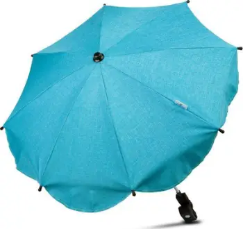 Çadër karroce Caretero 7 Stroller Umbrella Ocean Waves, montim universal, material rezistent, blu