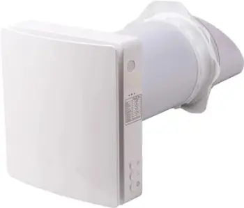 Rekuperator ventilimi Hismart, për dhoma deri 46 m², Wi Fi, i bardhë