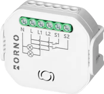Rele inteligjente Tuya Smart, 2 kanale, WiFi BLE