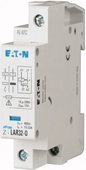 Relé prioritare Eaton Z-LAR32-O, 15-32A, 250V AC, gri