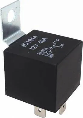 Relé universal MTuning_F, 30A, me bazë, i zi - 1