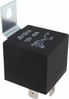Relé universal MTuning_F, 30A, me bazë, i zi