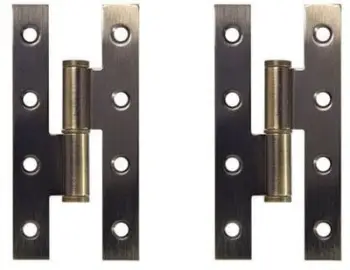 Menteshë dere Haushalt H-Style, 110x55x2.5mm, set 2 copë, bronz antik