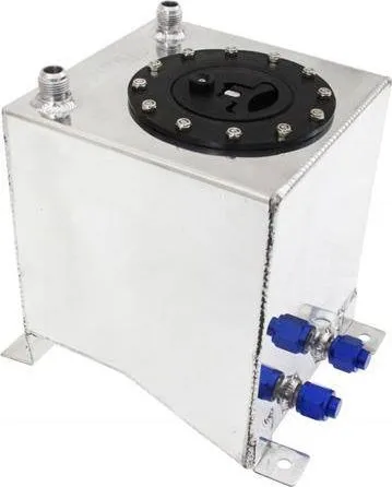 Rezervuar karburanti TurboWorks Fuel Tank, 20L, alumin, argjendtë - 1
