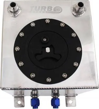 Rezervuar karburanti TurboWorks Fuel Tank, 20L, alumin, argjendtë - 2
