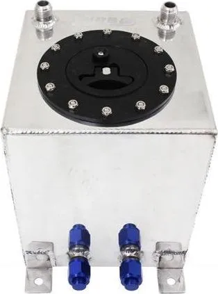 Rezervuar karburanti TurboWorks Fuel Tank, 20L, alumin, argjendtë - 3