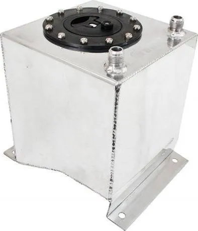 Rezervuar karburanti TurboWorks Fuel Tank, 20L, alumin, argjendtë - 4