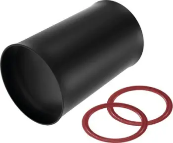 Konektor dyfishtë për gypa Heatpex ARIA 75 mm, set me 2 gasket