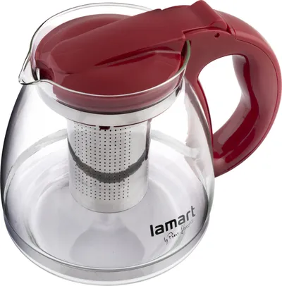 Çajnik LAMART LT7074, 1.5L, xhami, i kuq - 2
