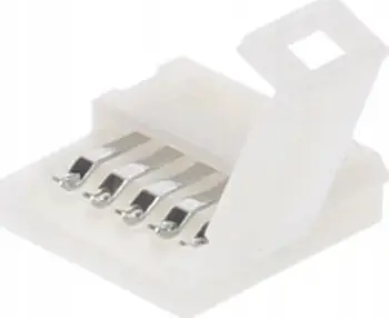 Konektor LED RGB Click 4 Pin, 10mm, set 10 copë, i bardhë