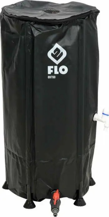 Rezervuar uji shiu Flo T89700, 100L, PVC i palosshëm, i zi