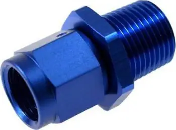 Konektor TurboWorks AN4 Male Female, 1/4"-18 NPT, alumini