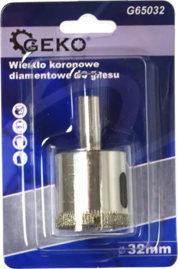 Frezë diamant GEKO, 32 mm, për shpim me ujë, metalike