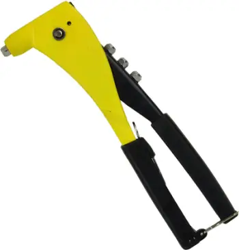 Riveter dore GEKO, 25.4 cm, 2.4-4.8 mm, i verdhë e zi
