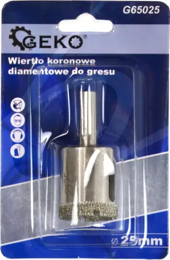 Frezë bërthamore diamanti GEKO, 25 mm, metalike