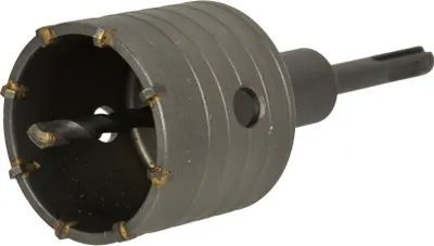 Freza rrethore GEKO SDS Plus, 65 mm, për mur, metalike - 1