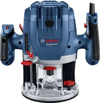 Frezë drejtëzuese Bosch GOF 130, 1300W, për dru, blu