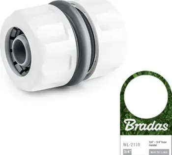 Konektor zorre Bradas WHITE LINE, 3/4", PVC, i bardhë