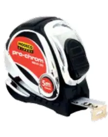 Metër matës Modeco PRO CHROM MN-81-205, 5m, shirit 19mm