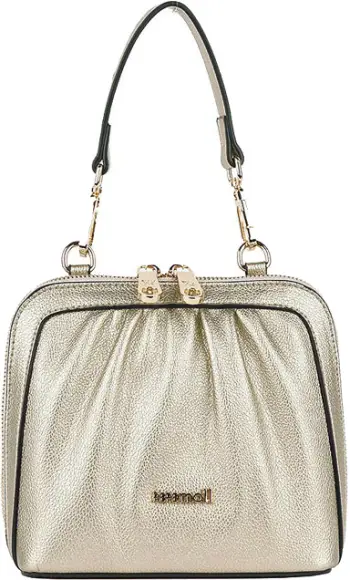 Çantë crossbody Pepe Moll Soraya 252476, metalike, argjendi