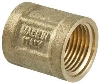 Kopë lidhëse TDM Brass 14965039, 1/2", F/F, bronz