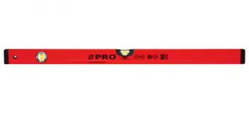 Metër me nivelues PRO 3-01-01-A1-100, 100cm, e kuqe
