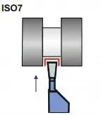 Freza prerëse NNPC 2516 S20, për çelik, standard ISO, 7 L