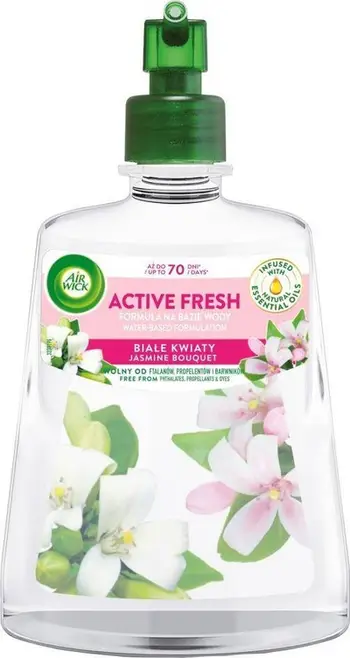 Rimbushës për freskues ajri Air Wick White Flowers, 228ml
