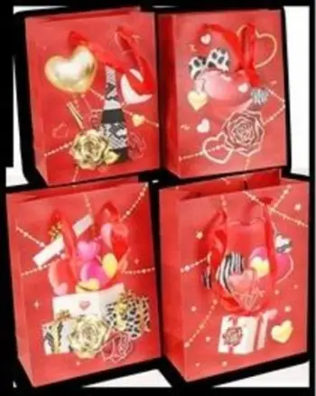 Çantë dhuratë Kalpol Gift Bag, 30x39x12cm, letër matte, dizajn i përzier