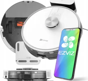 Robot fshesë Ezviz RE4, 4000 Pa, navigim inteligjent, i bardhë