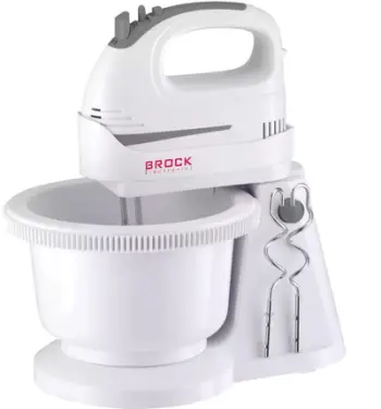 Mikser dore me enë Brock HMB 3009 WH, 300W, 2L, i bardhë