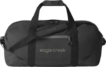 Çantë duffel Eagle Creek No Matter What 60L, material ripstop i papërshkueshëm nga uji, rrip shpatulle i heqshëm, e zezë